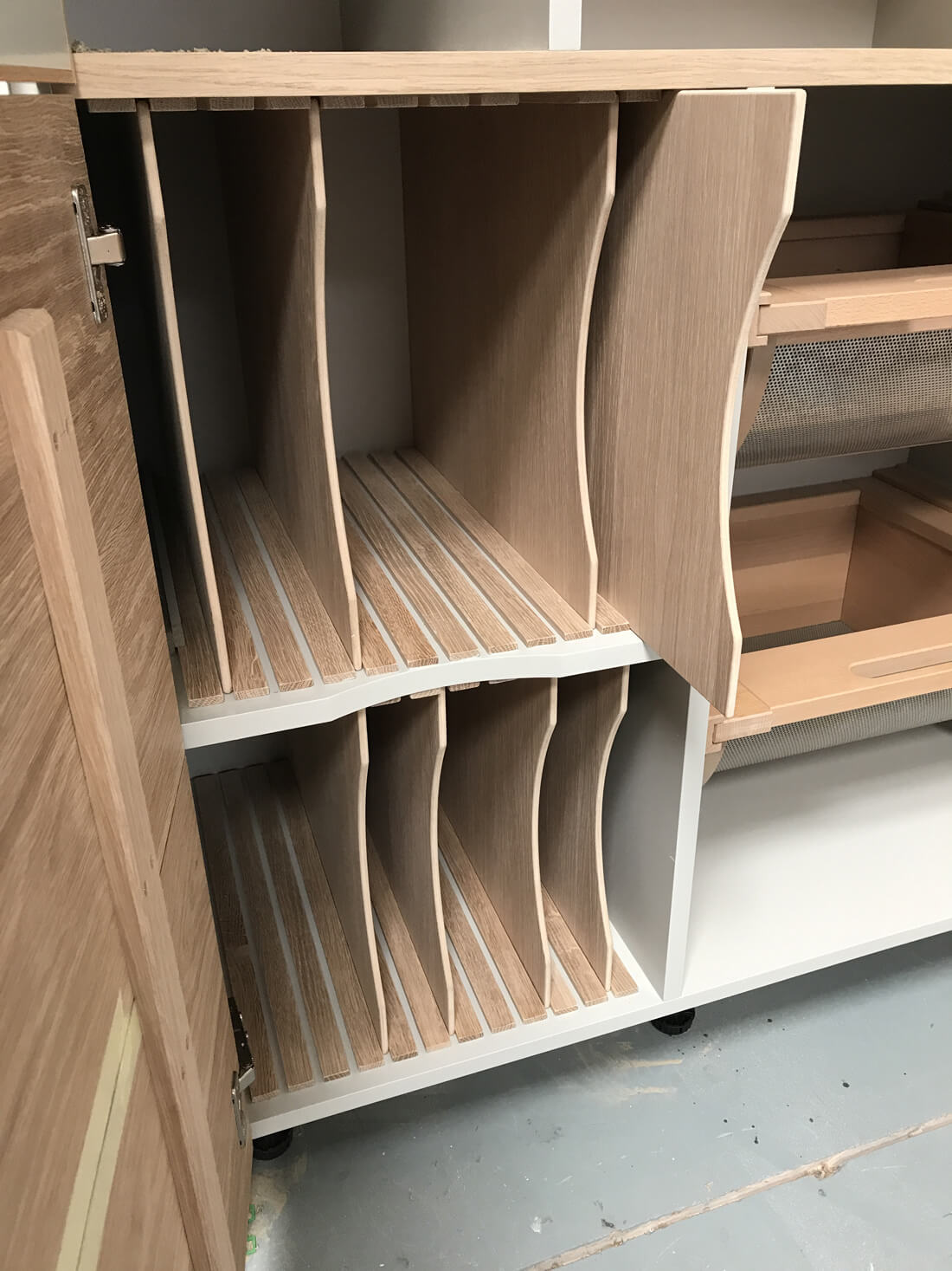 Howard Butler Kitchens Extras Slatted Shelving
