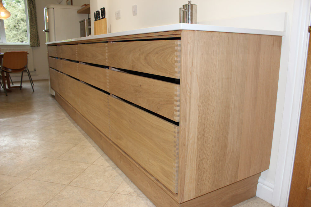 Fingerjoint Kitchen Units by Howard Butler