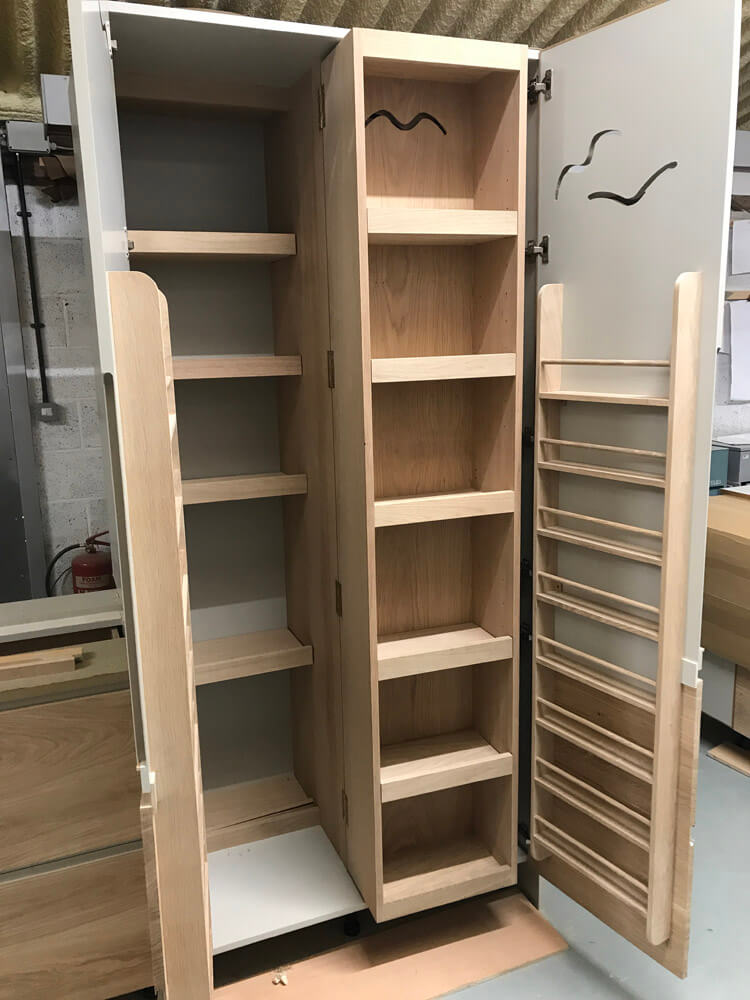 Howard Butler Kitchens Maximise Space Shelving
