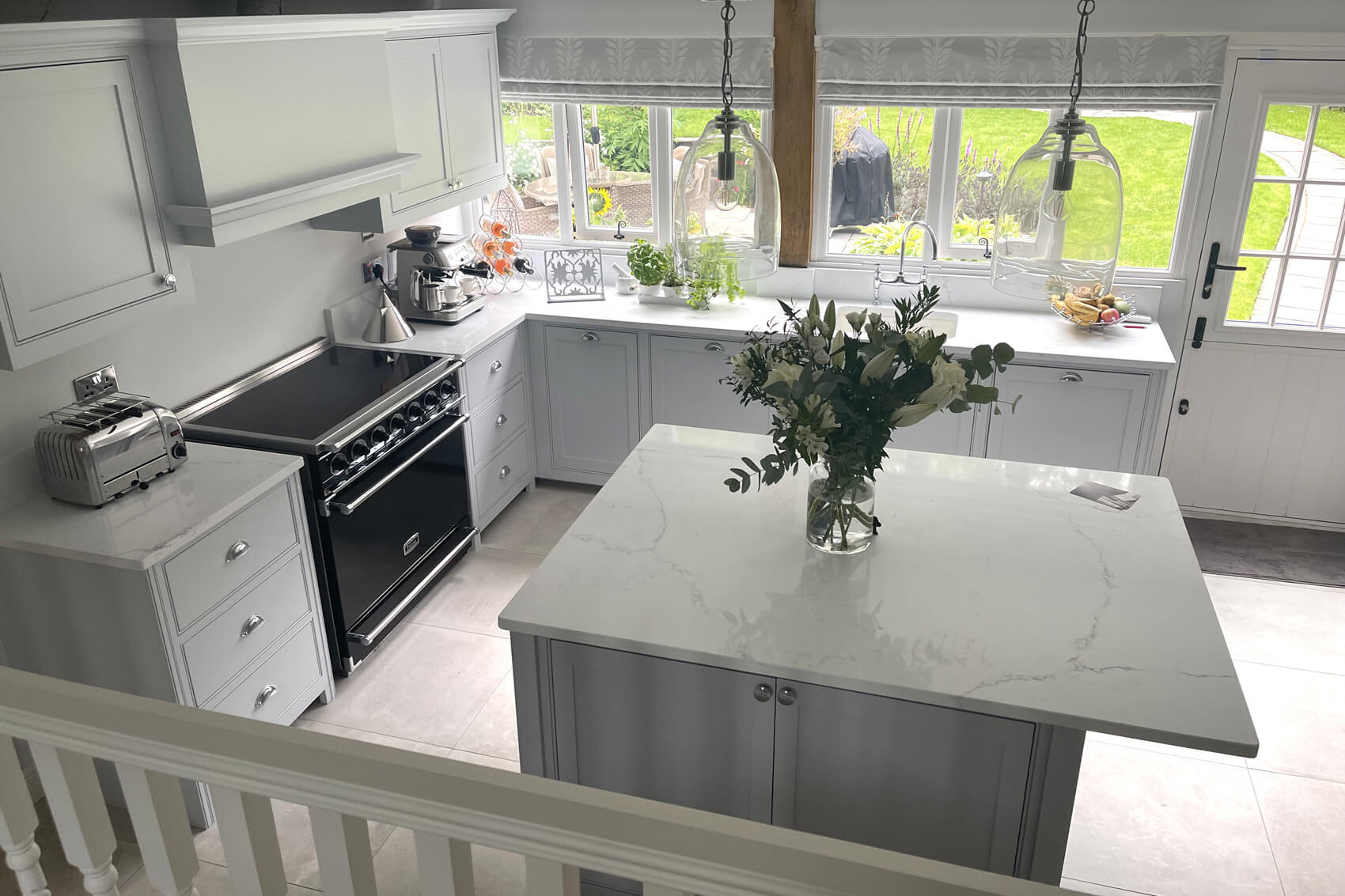 Modern Shaker Kitchen by Howard Butler Kitchens in Bronsgrove UK